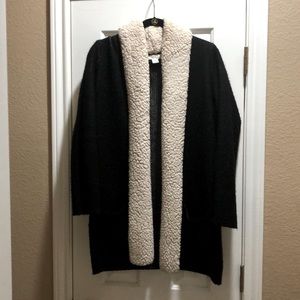 Warm black cardigan